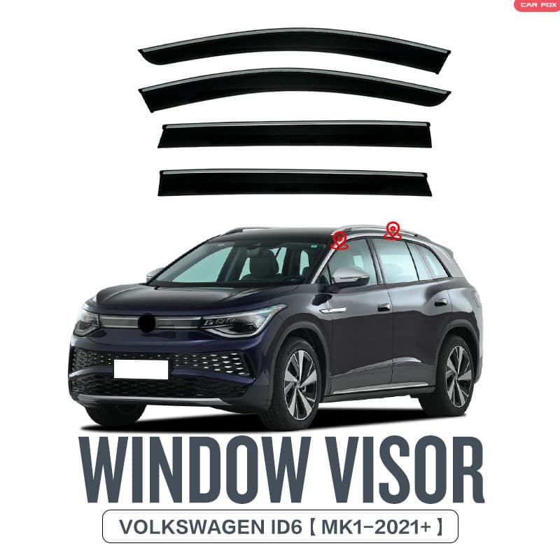 Adequado para volkswagen id6 chuva engrenagem espelho retrovisor chuva sobrancelha volkswagen id6 viseira da janela de a