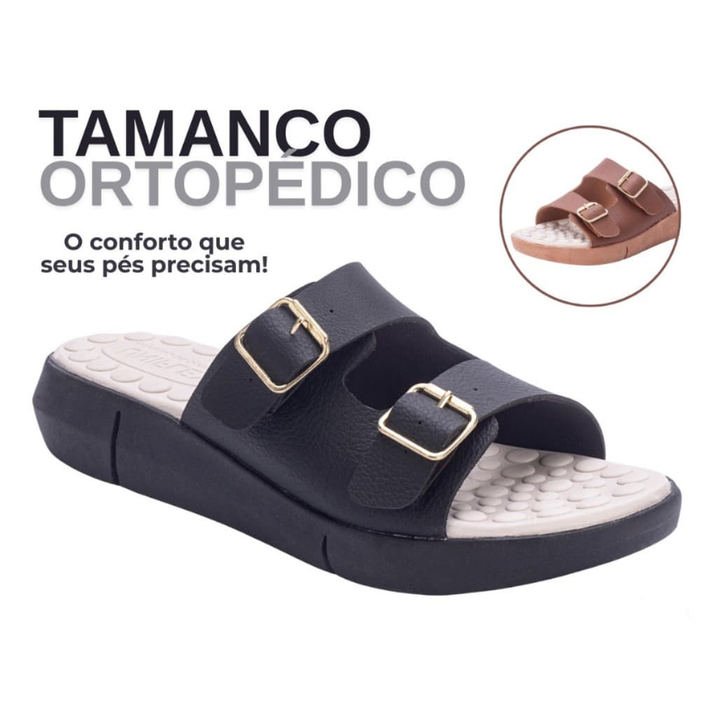 Sandalia Birken Slide Feminino Ortopédico Para Esporão PROMOÇÃO