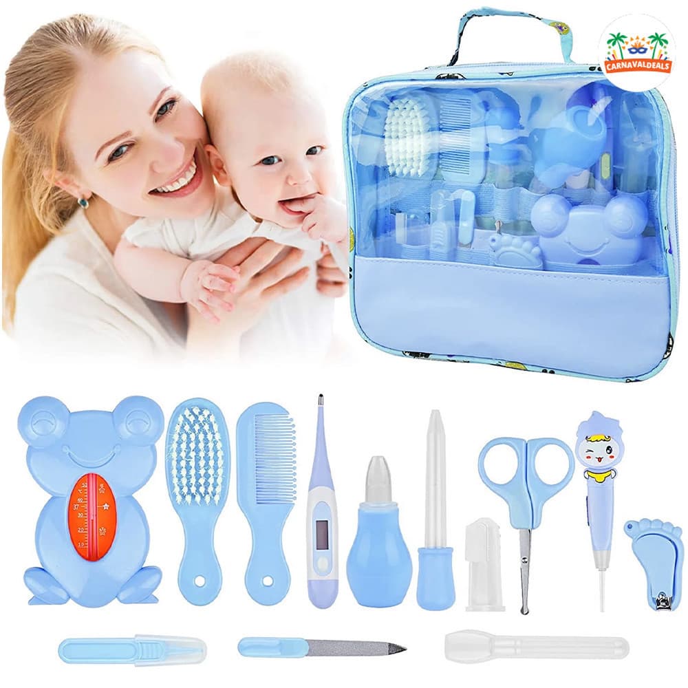 Kit 13 Higiene Cuidado Bebê Recém Nascido Essencial 13 Peças Cuidados Com O Bebê Recém Recém