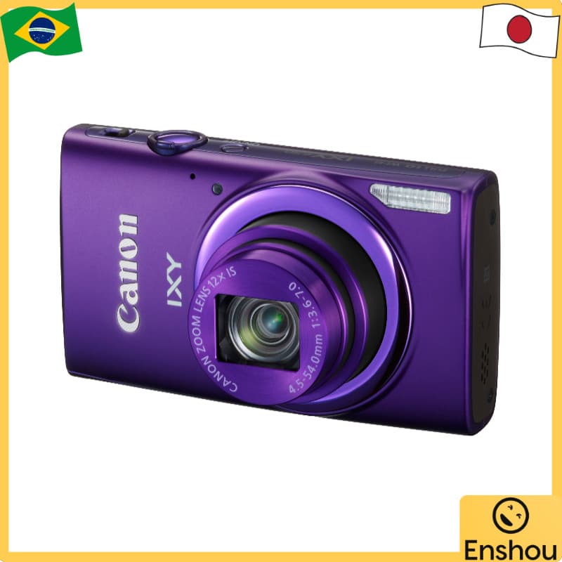 [USED]Do Jopão [USADO] Câmera digital Canon IXY 630 Óptica 12x Zoom Roxo IXY630 (PR)