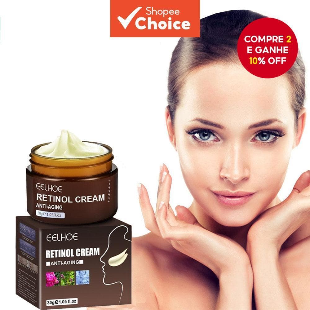 EELHOE Creme De Retinol , Desbotamento De Rugas , Firmeza E Lifting , Iluminando A Pele , Hidratante Para Facial , Cuida