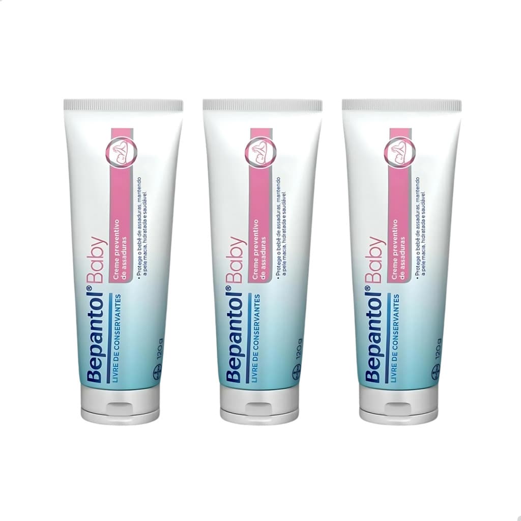 Kit Bepantol Baby 120g - 3 Unidades