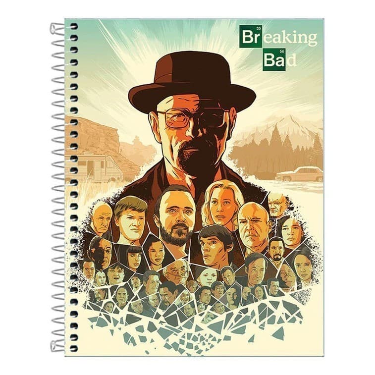 Caderno   Breaking Bad  10 Matérias 160 Folhas