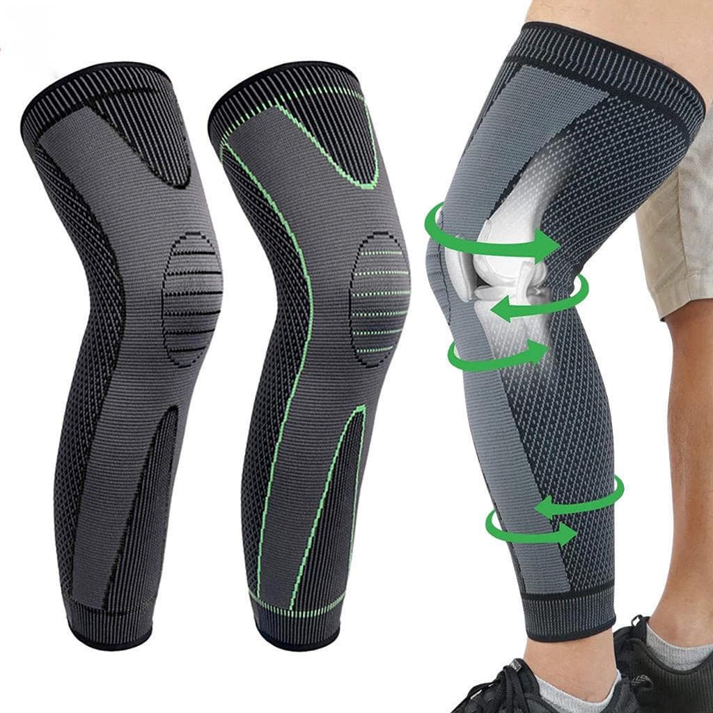 Kit 2 Joelheira Ortopédica de Compressão Térmica em Nylon – Suporte Esportivo/ Alívio de Dor/ Estabilidade Para Joelho