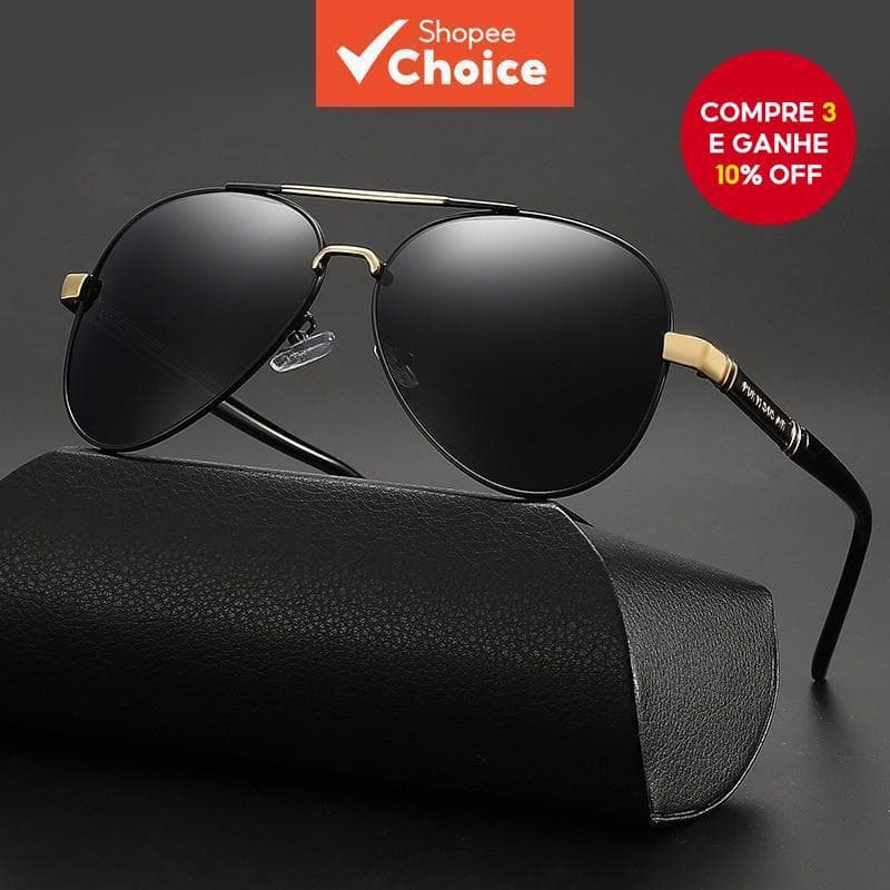 Óculos De Sol Polarizados Para Dirigir Homens E Mulheres , Com Armação De Proteção UV
