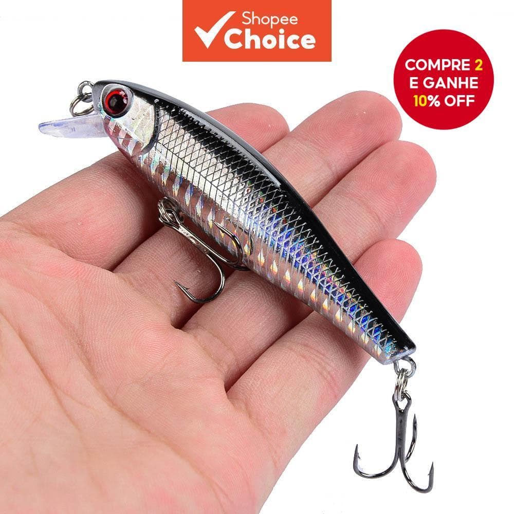 Isca De Peixinho Japonês-8.5 Cm 9.2g Jerkbait Afundando Para Baixo E Pique