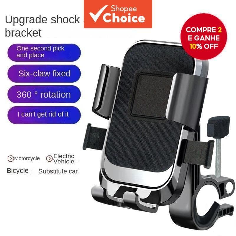 Suporte De Navegação Para Motocicleta : À Prova De Choque E Anti-Vibração Entrega Segura