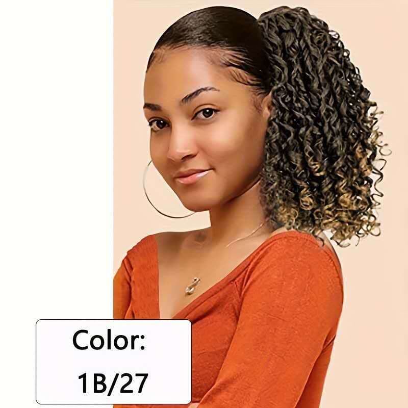 Aplique Rabo de Cavalo Cacheado Orgânico 35cm CJ580