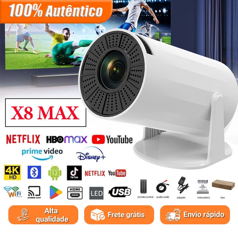 HY300 Projector Smart Projector Android 11.0 Wifi 6 5.0 Bluetooth 4K HD Mini Portable Home Theater