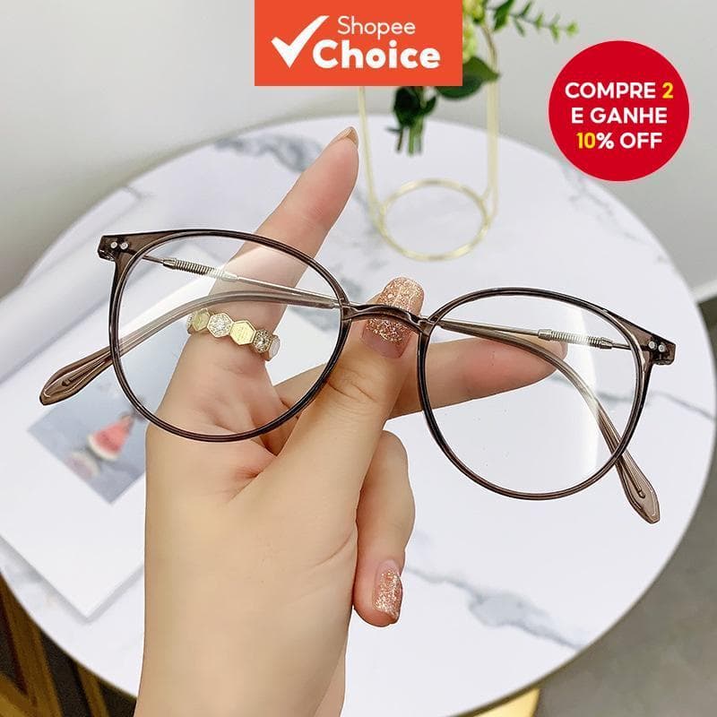 Óculos Bloqueadores De Luz Azul-Armação Transparente Com Lentes Substituíveis Para Homens E Mulheres