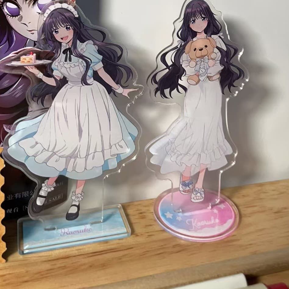 Anime Kaoru Hana wa Rin Para Saku A Flor Perfumada Floresce Com Dignidade Cosplay Figura Suporte Placa De Pé Acessórios 
