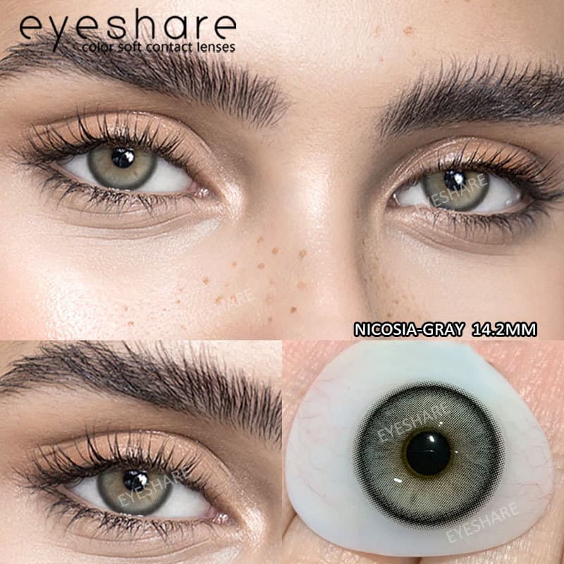 Lentes De Contato Coloridas Eyeshare Grey Fashion Enviadas Do Brasil