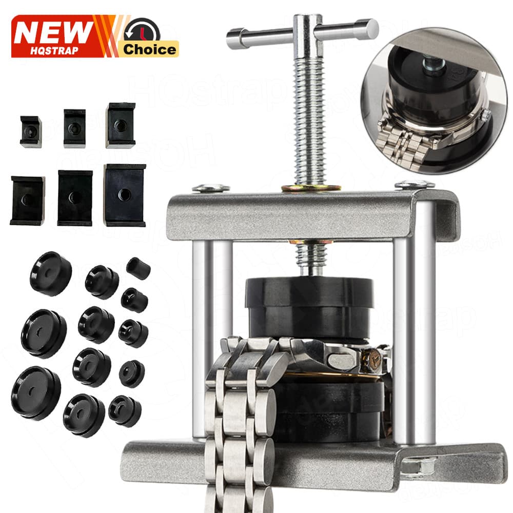 1 Conjunto De Prensa De Relógio , Ferramenta De Fechamento Traseiro , Molde De Montagem Reparo Kit De Ferramentas De Man