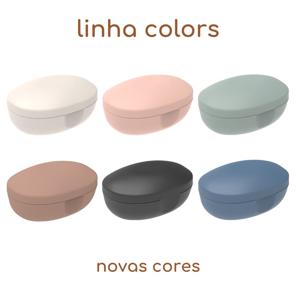 Saboneteira Portátil Colors Viagem Soft Ou