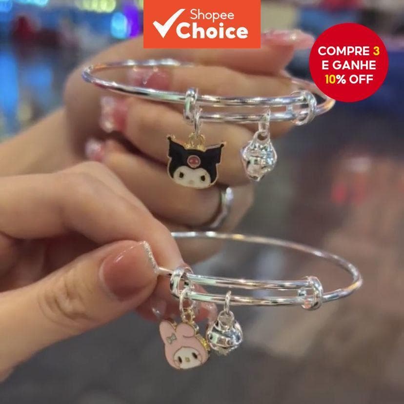 Pulseira Combinando De Desenhos Animados Japoneses Para Crianças Fofas