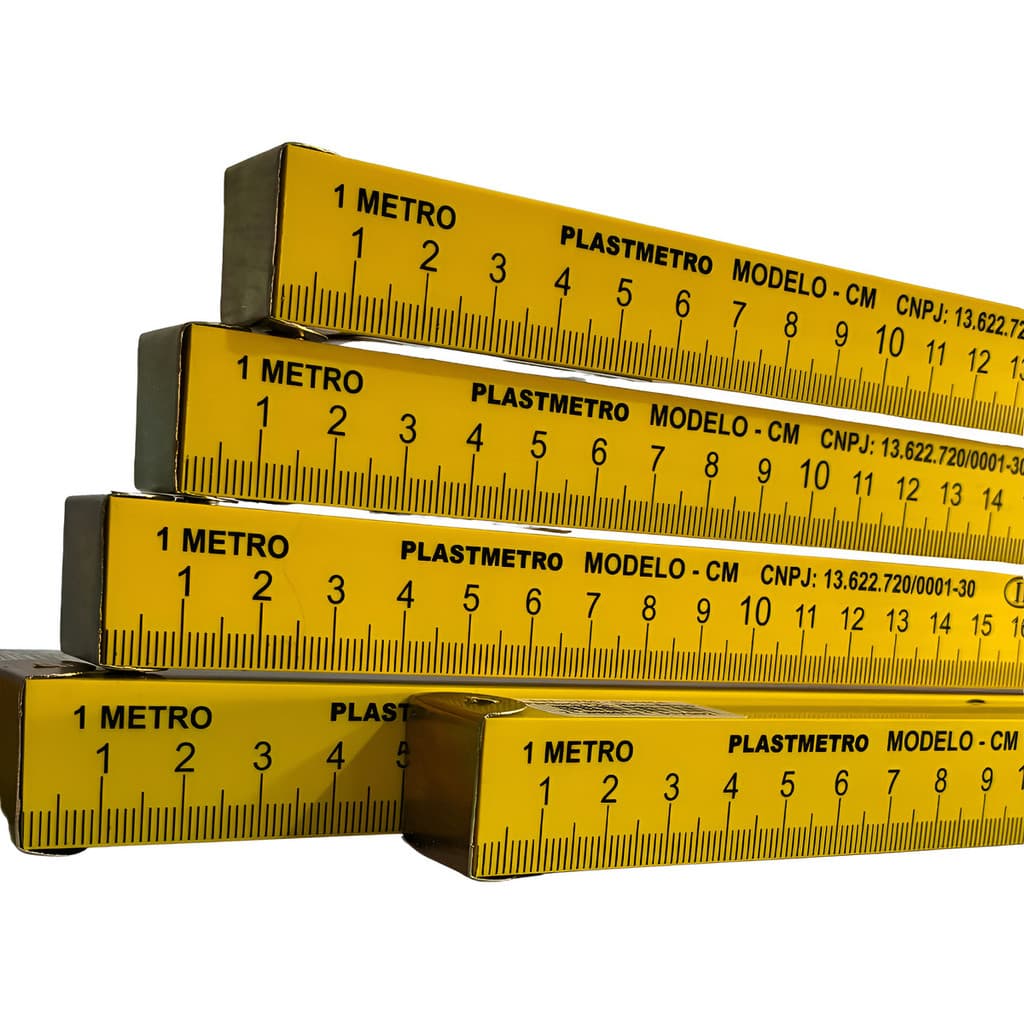 Regua Balcão Metro Costura  Artesanato Modelagem Tecido 1m