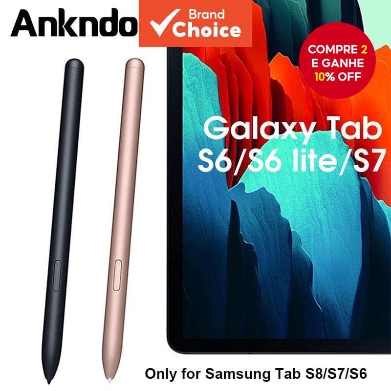 Caneta Stylus Não Oficial Ankndo Para Samsung Galaxy Tab S6/S7/S8 Lite Touch Screen Substituição De Toque Universal