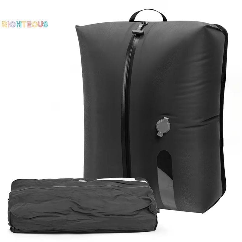 Rightrous Saco De Compressão A Vácuo Para Bagagem , Reutilizável , Economiza 60 % De Espaço Selado Viagem Novo