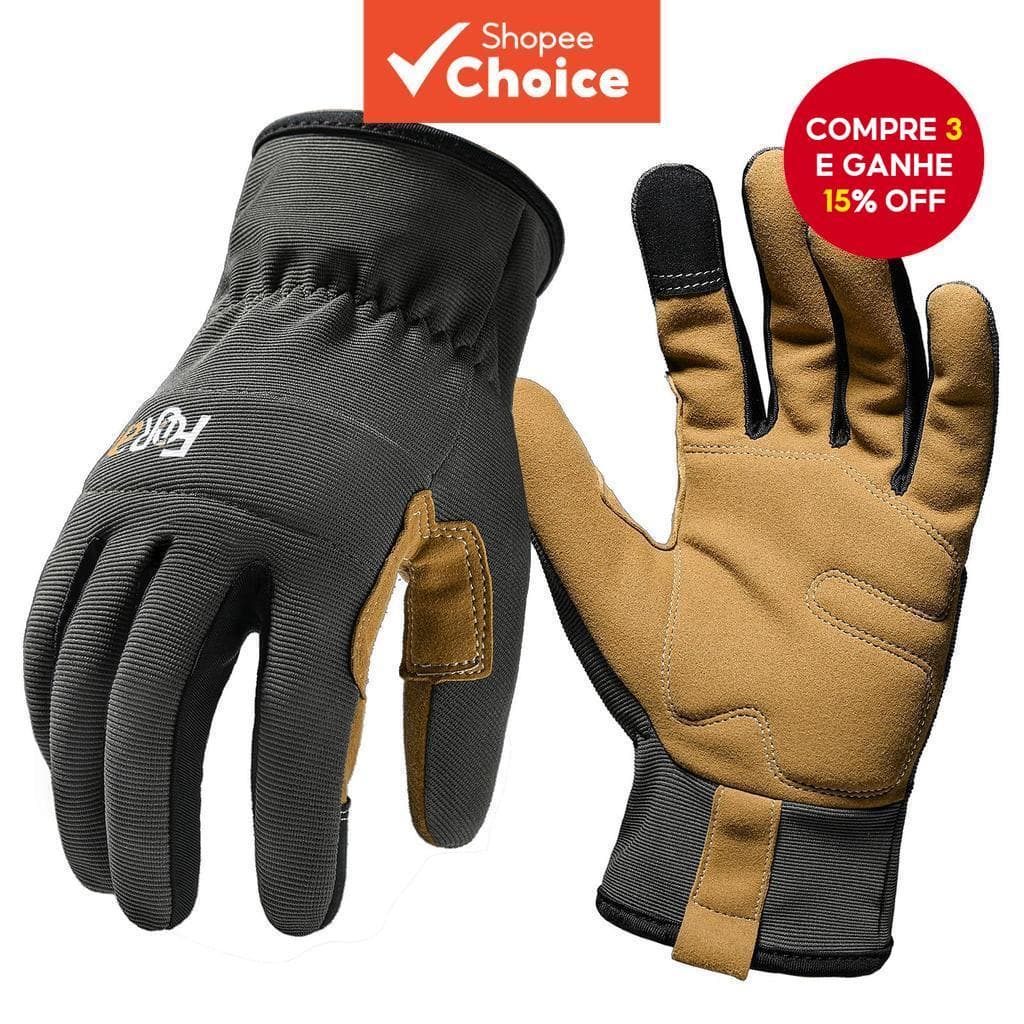 Luvas De Trabalho Leves Multifuncionais-1 Par De Tela Sensível Ao Toque Respiráveis E De Alta Destreza Para Homens Mulhe