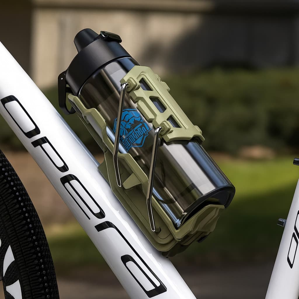 Suporte Ajustável Garrafa Porta Copo Clipe Rápido para Motos Bicicletas Bike