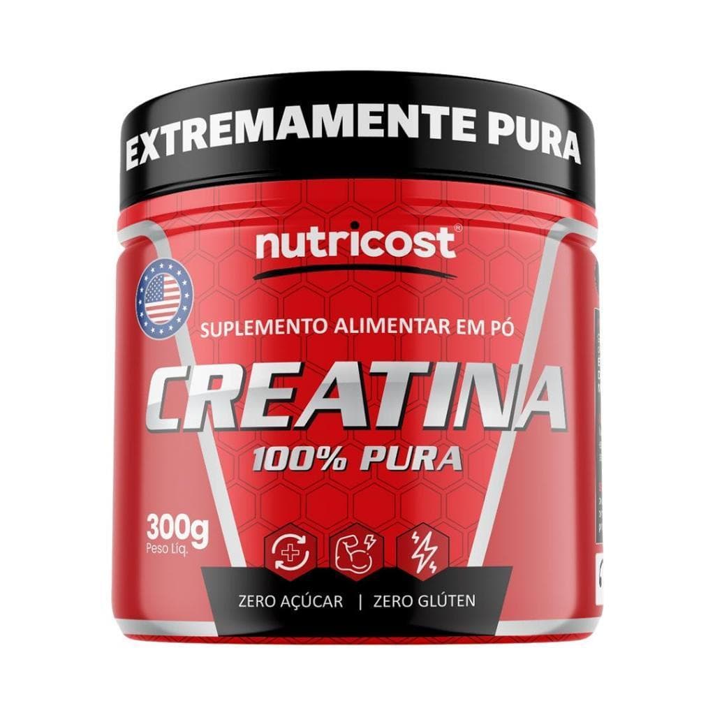 1 Creatina Nutricost100% pura - Monohidratada  300g | Extremamente Pura