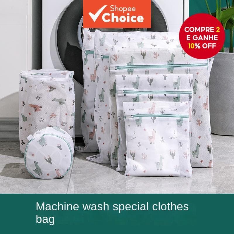 Saco De Roupa Suja Anti-Nó , Protetor De Rede Para Máquina De Lavar Sutiã Roupas Delicadas