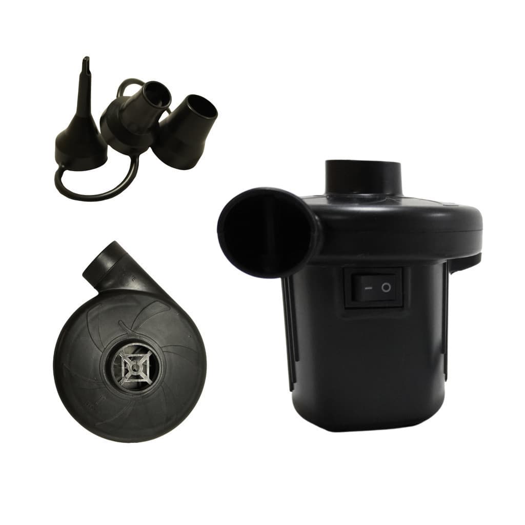 Bomba de Ar Elétrica 220V Compacta Enche e Esvazia Infláveis com 3 Bicos Perfeita para Piscinas e Colchões