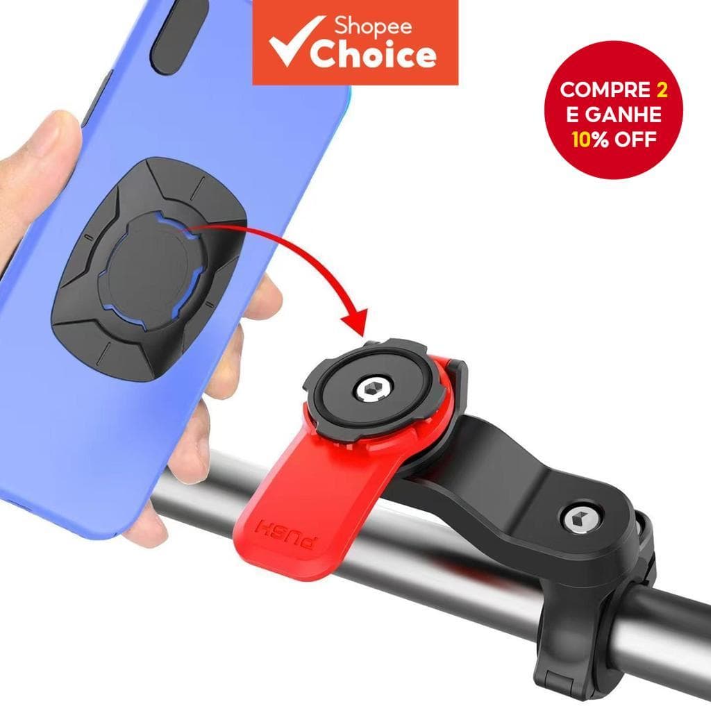 Montagem Original Do Guiador Da Motocicleta Quad Lock-Compatível Com Kit De Suporte Telefone , Inclui 3 Ferramentas De