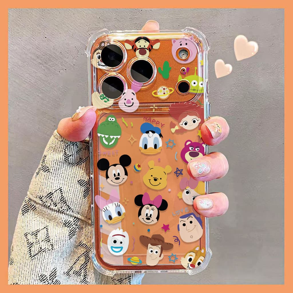 Capa para celular pequenos animais adequada para iPhone 17 16 11 12 13 14 15 Pro Max Plus XR X XS TPU Capa Macia