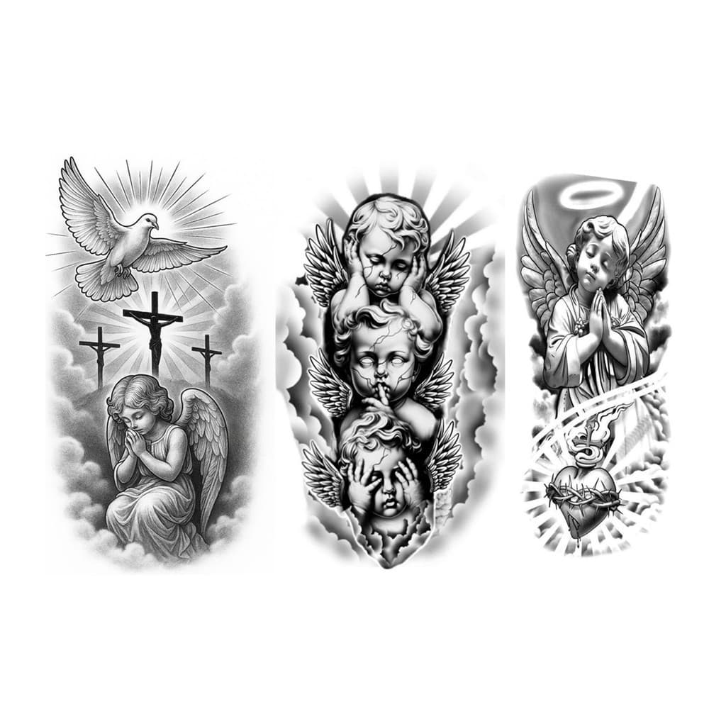 Tatuagens Temporaria Tema Anjos 2