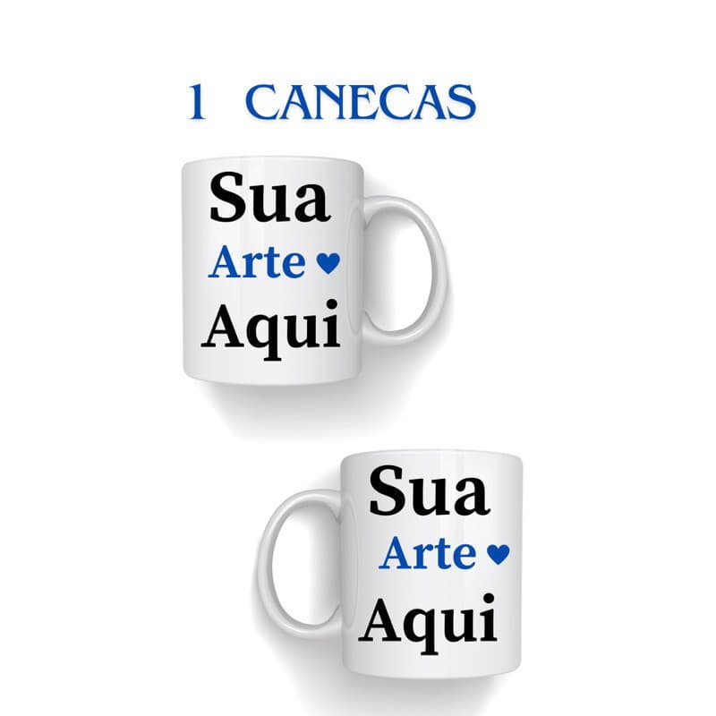 1 CANECA DE PORCELANA PERSONALIZADA PARA SEU EVENTO