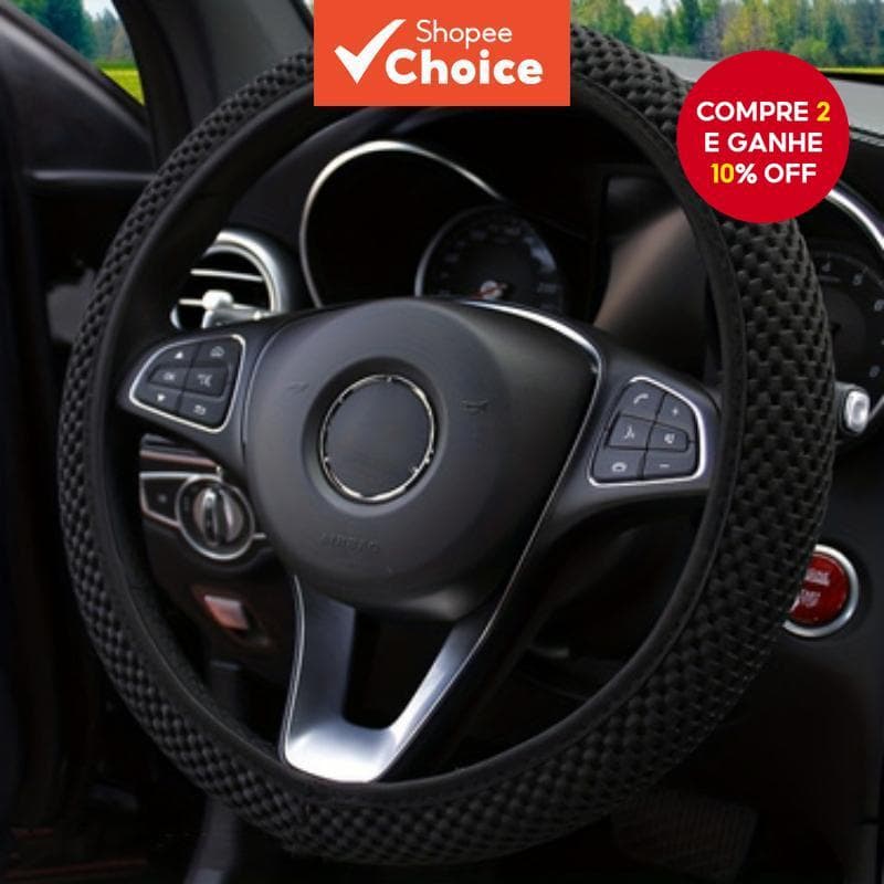 Capa Universal Para Volante De Carro , Respirável , Seda Gelada , Antiderrapante , Durável , Todas As Estações , SUV
