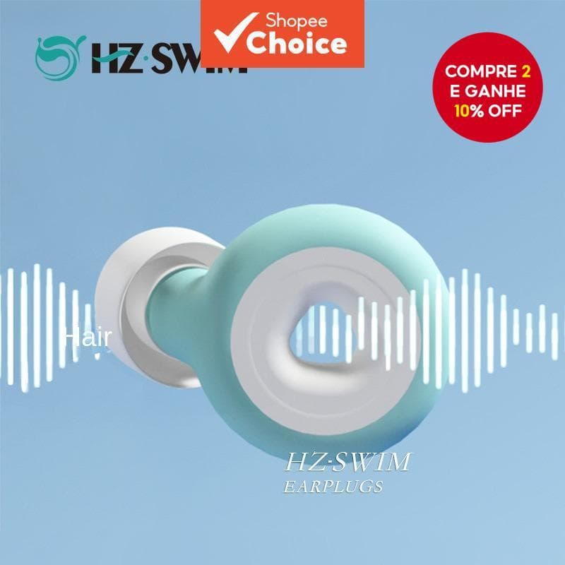 Tampões De Ouvido Anti-Ruído De Silicone Para Proteger Os Ouvidos De Dormir Macios À Prova D'água