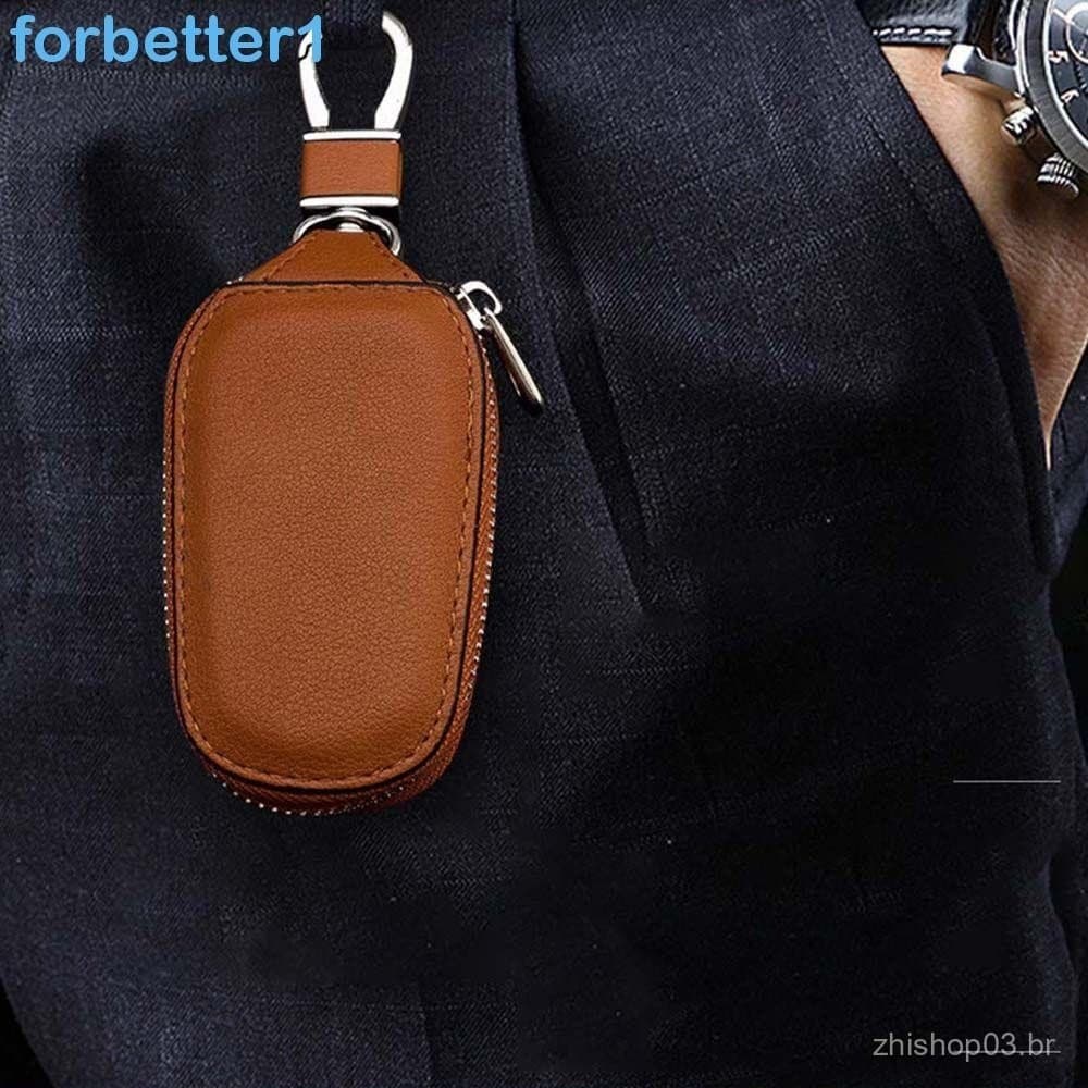 FORBETTER Carteiras De Chaves Para Carros Portáteis Homens Capas De Porta-Com Organizador
