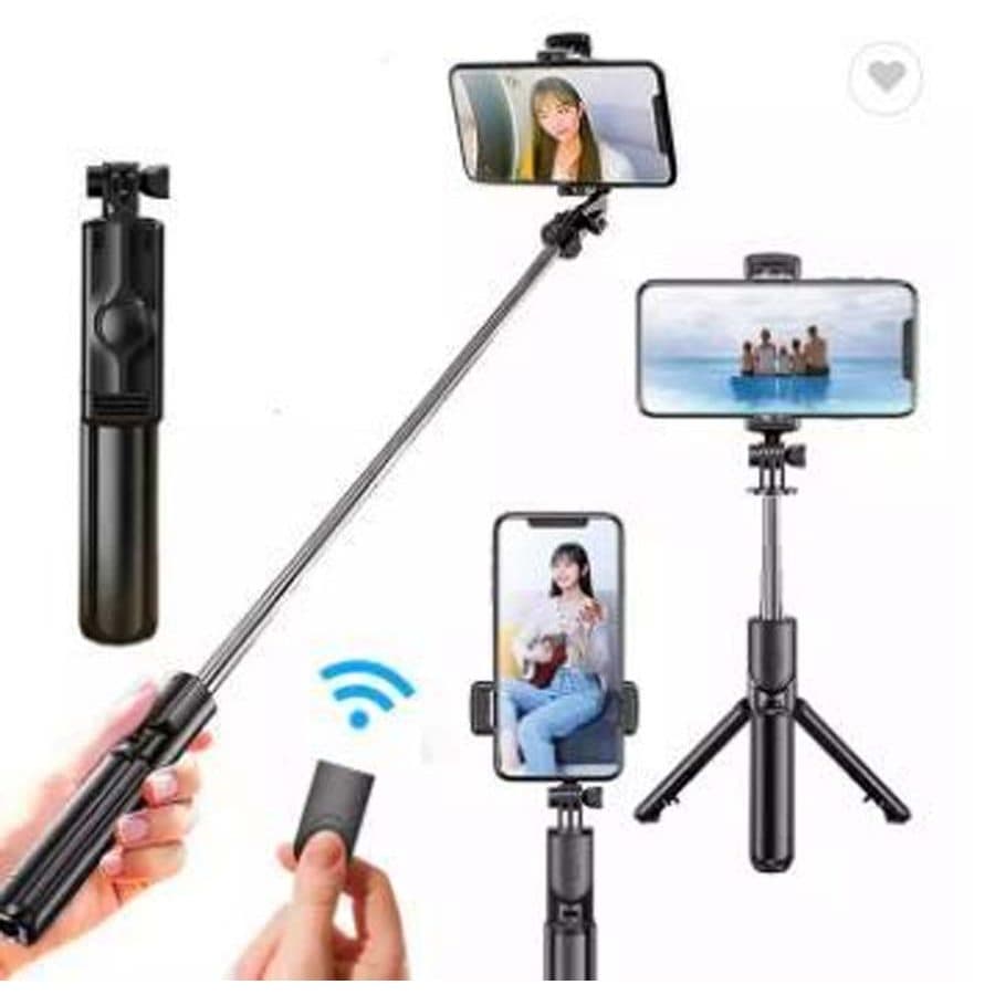 Bastão Selfie Celular Controle Via Bluetooth Tripé S03