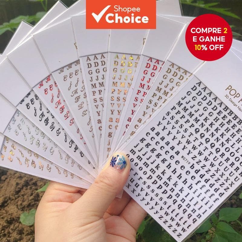 SIY 26 Cartas Em Letras Maiúsculas E Minúsculas Auto-Adesivas Para Envelopes