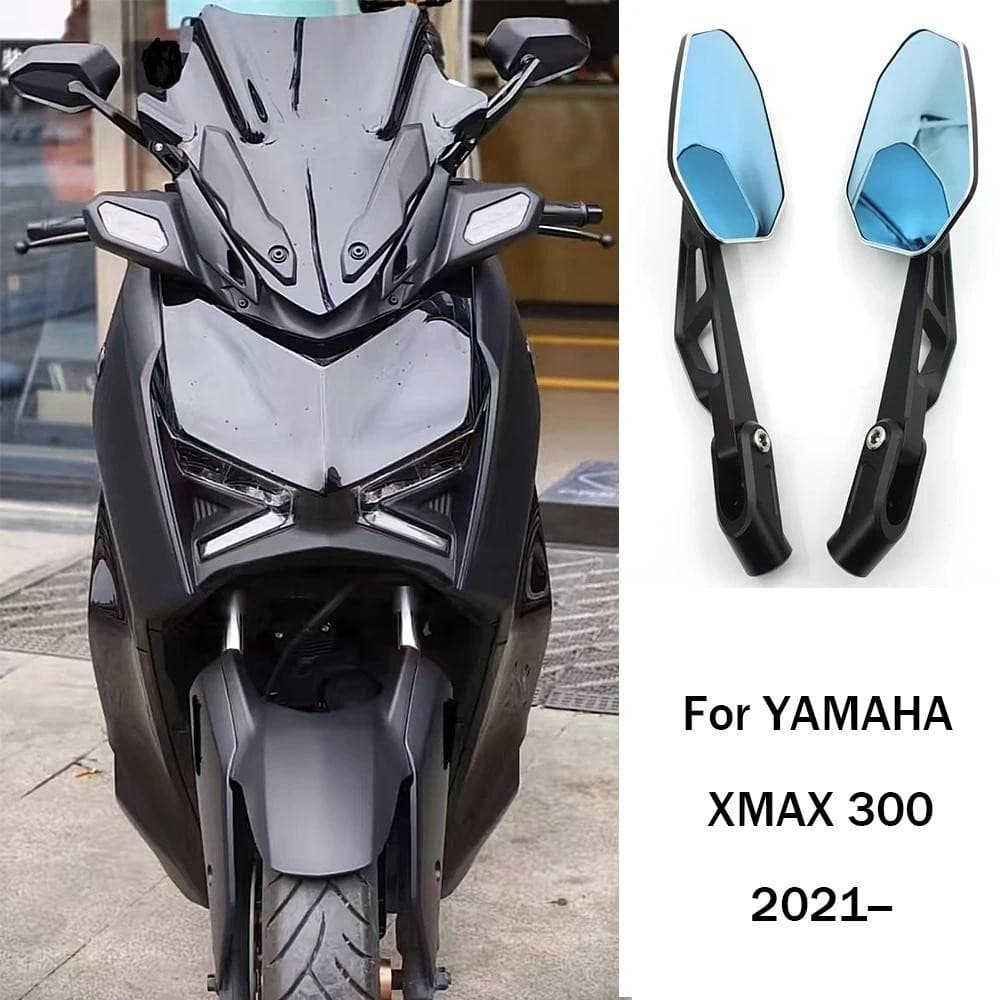 XMAX 300 Espelhos Retrovisores Da Motocicleta Moto Laterais Para YAMAHA XMAX300 X-MAX300 XMAX300 2021-CNC Espelho Access