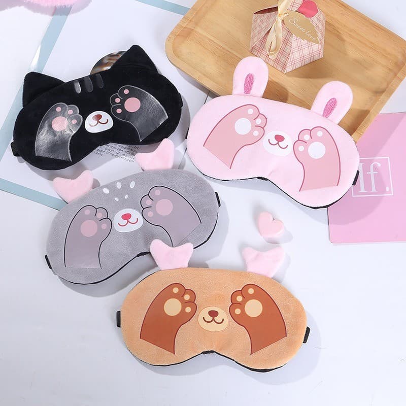 Máscara De Olho Com Gel De Desenho Animado Para Dormir