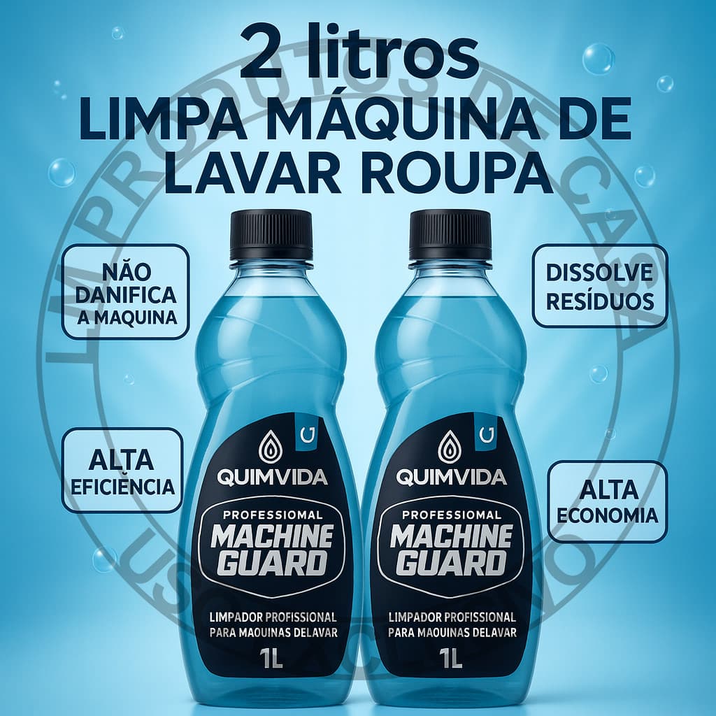 Limpador de máquina de lavar Machine Guard | remove resíduos sem danificar a máquina