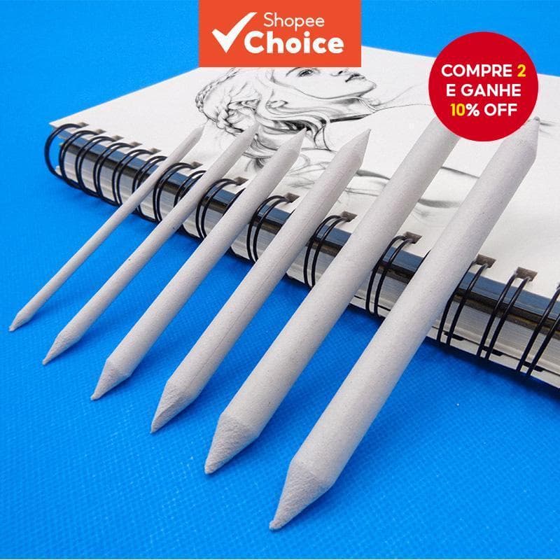 Conjunto De Ferramentas De Desenho 3/6 Unidades , Borrachas Brancas E Papel Para Escola , Escritório Materiais De Arte