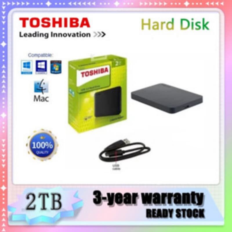 HD Externo 4TB Expansão USB 3.0  Disco rígido externo 1TB/2TB  Portable HD Externo