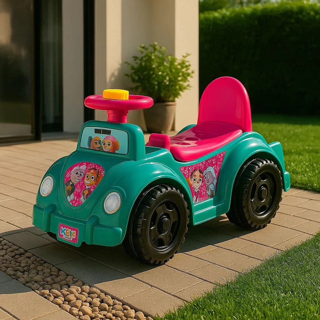 Carrinho Andador Crianças Buzina Brinquedo Quadriciclo Bicicleta Triciclo Empurra Presente Motinha