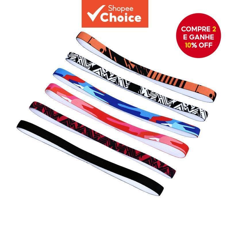 Faixa De Cabelo Esportiva Unissex Yoga Aptidão Elástica Antiderrapante Respirável 15 Mm