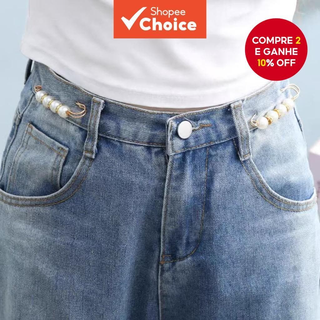 Broche De Pérola-Alfinetes Antiderrapantes 4 Peças Para Roupas , Clipes Ajustáveis De Emagrecimento Mulheres