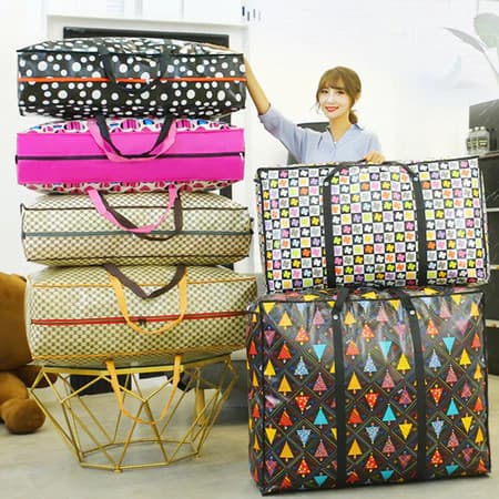 Sacolão Bolsa Grande com Zíper – Sacola de Feira, Viagem e Compras Baratas
