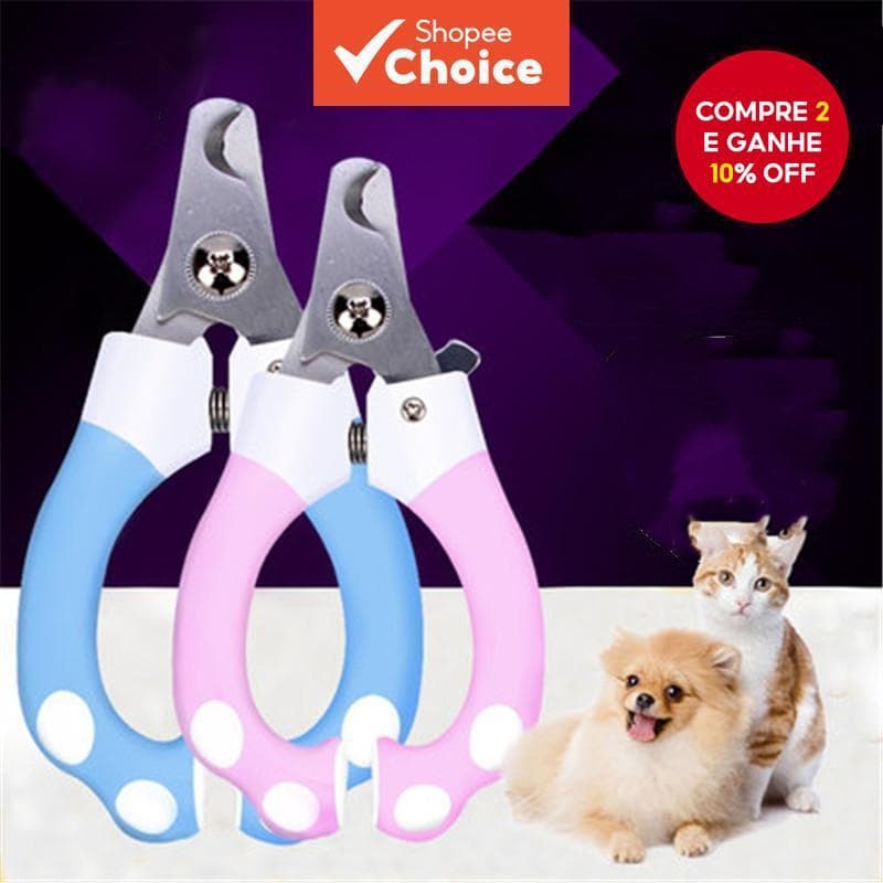 Cortador De Unhas Profissional Para Animais De Estimação – Aparador Cães E Gatos Com Proteção De Segurança , Ferramenta 