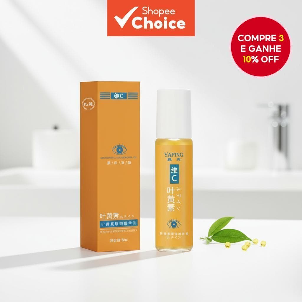  Óleo Essencial para Olheiras, Fórmula de Luteína para Rugas e Linhas Finas ao Redor dos Olhos