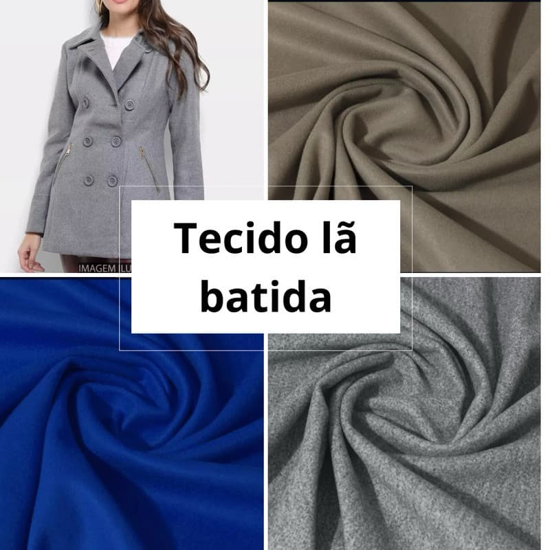 tecido lã batida (3,00mt x 1,50mt)