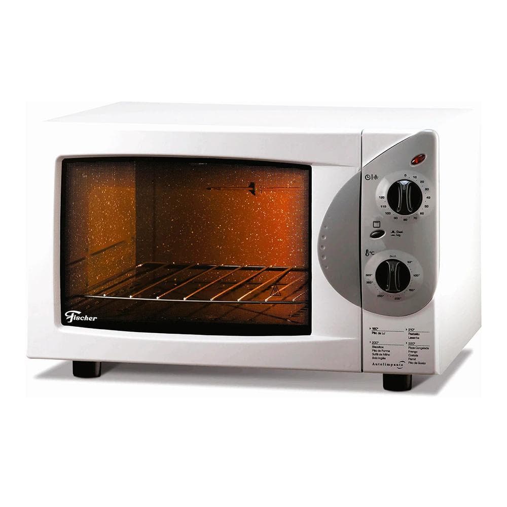 Forno de Bancada Elétrico Fischer 44 Litros Grill - Branco