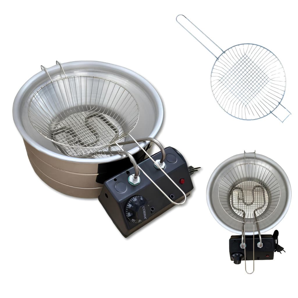 Fritadeira Elétrica em inox tacho 5 litros profissional em inox BEPA